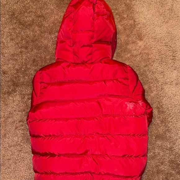 Vibrant Red Kids Puffer Coat - Picture 4 of 5